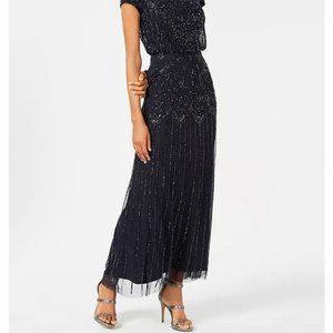 Adrianna Papell navy gown